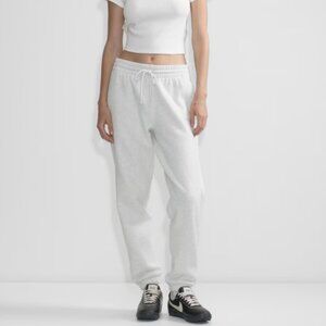 Aritzia Cozy Sweatfleece Boyfriend Sweatpant Heather Cloud White
